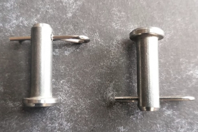 mgf and mgtf stainless steel handbrake clevis pin and r clip
